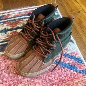 VANS Sk8 Hi Del Pato MTE Mens Sz 5, Womens 6.5, Tort Shell Green Brown